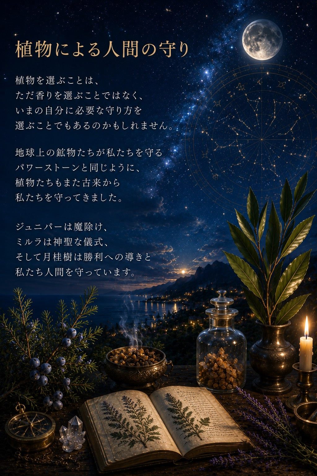 植物による人間の守り