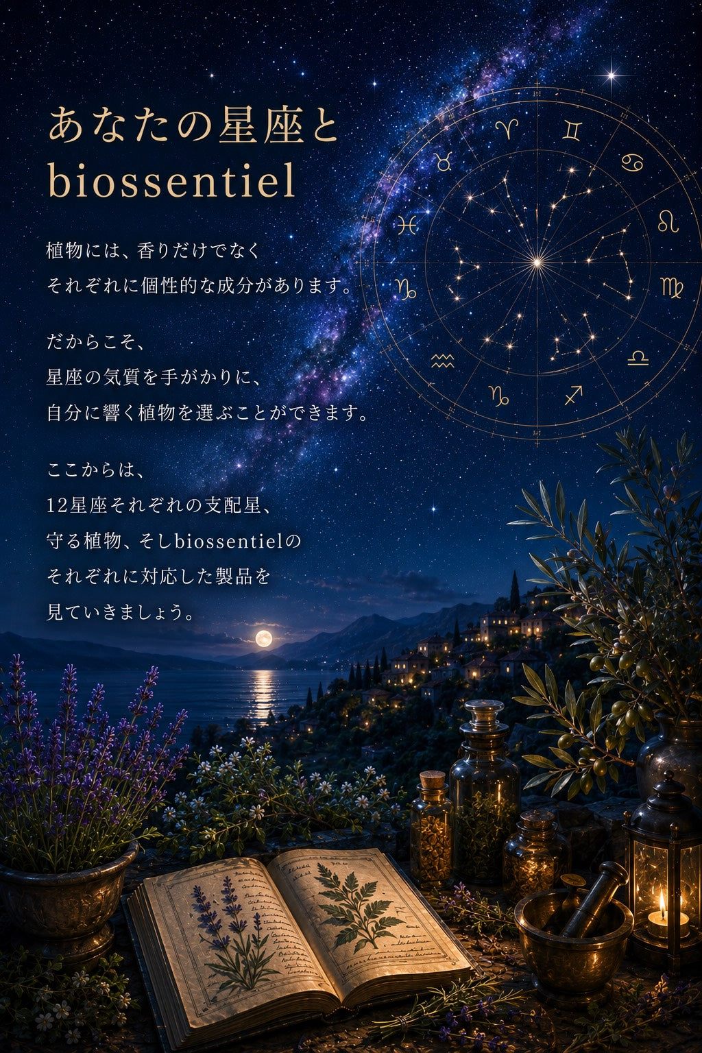あなたの星座とbiossentiel ─ 私たちを守る植物