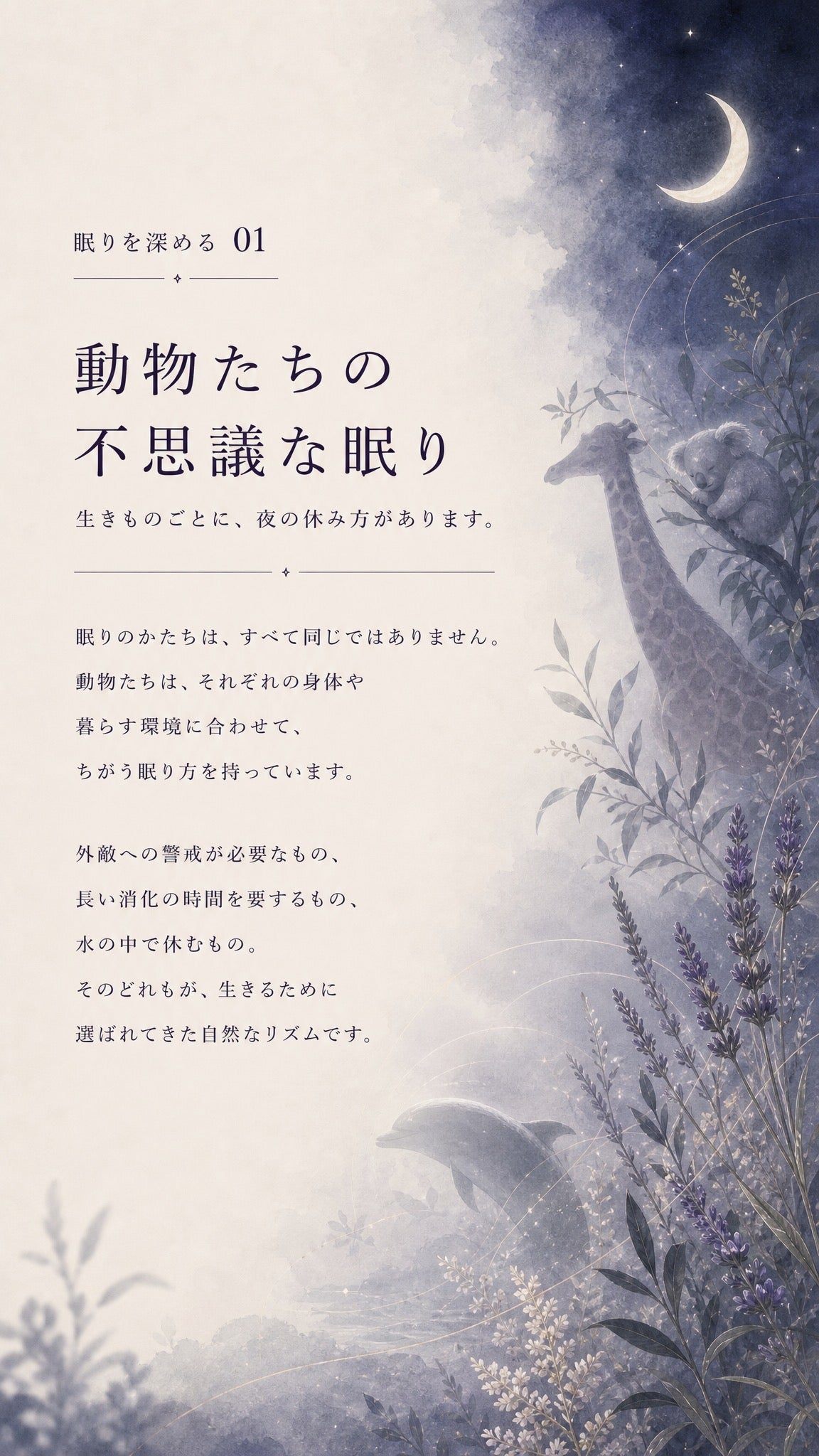 45_深める01_動物たちの不思議な眠り_p1